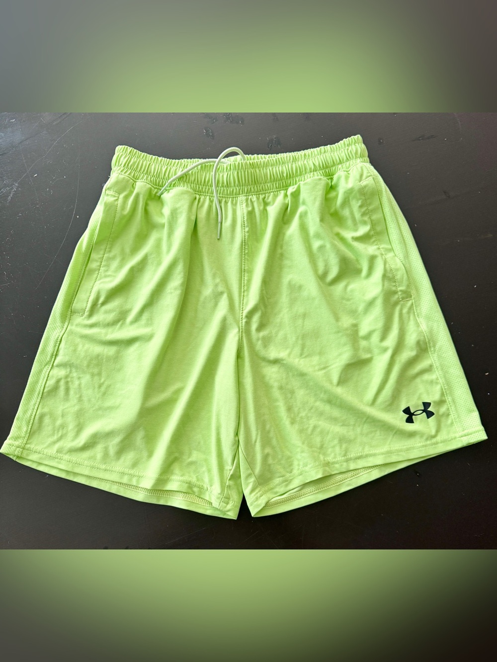 Under Armour Bright Neon Green Men's Athletic Shorts